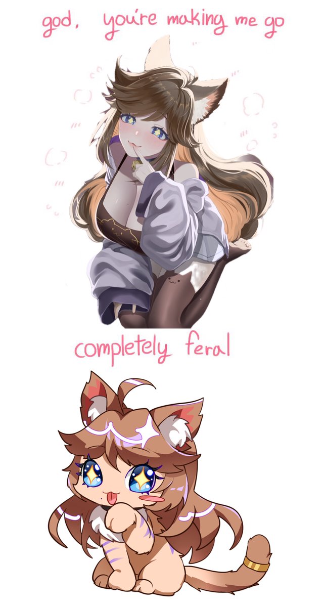 ChelzorStreams's tweet photo. Feral!!! https://t.co/hpT1kwarYH