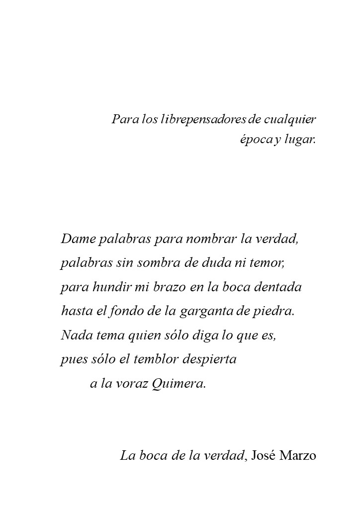 RevistaMinima's tweet photo. La dedicatoria y el poema prólogo de mi nueva obra, La boca de la verdad
Una novela del Renacimiento https://t.co/ETbcFQf6BW