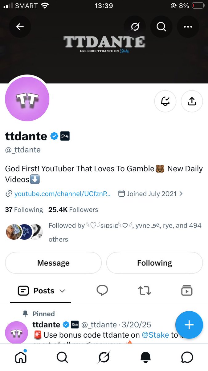 ibishidi's tweet photo. @_ttdante a win from brother will be a blessing to me :))

stake: wishiriluckk https://t.co/ZGFq7zuaRV
