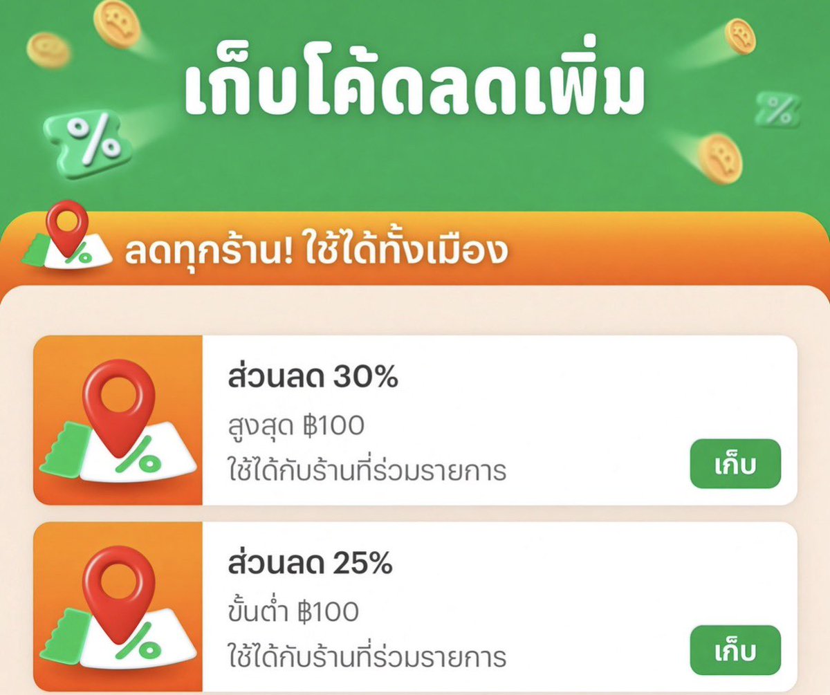 hellotoday__'s tweet photo. 💚🔥 LINE MAN มีโค้ดลด 30% มาแจก! ✨ ลดสูงสุด 100- 📲 https://t.co/ZEMS9w2NSe ใครกำลังจะสั่งอาหาร กดเก็บโค้ดไว้ก่อนเลย ลดนิดลดหน่อยก็ยังคุ้ม!

📌 โค้ดอาจแตกต่างกันในแต่ละไอดี บางไอดีมีโค้ด บางไอดีไม่มีน้า

#LINEMAN #โค้ด #ส่วนลด #โปรดีแนะนำ #โปรดสุดคุ้ม https://t.co/EoXsBcbCNF