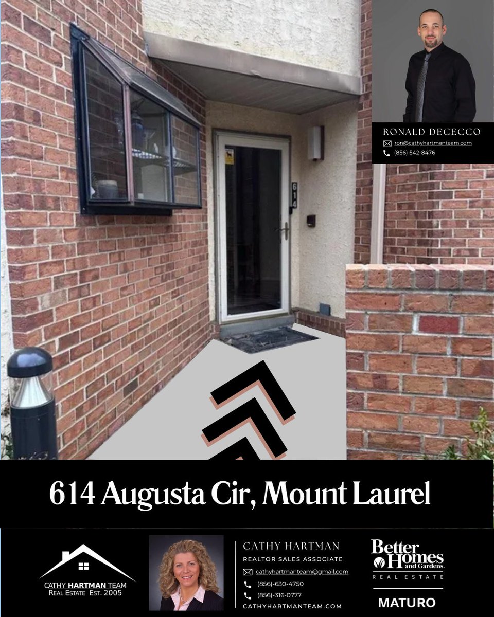 ArielSpectj4si's tweet photo. Discover this charming 2-bed, 1. 5-bath condo with an open layout, stainless steel appliances, finished lower level, new flooring, and private patio. Conveniently located near roads, shopping, and dining. Offered at $250, 000. Schedule your tour https://t.co/7HlBhW98ni