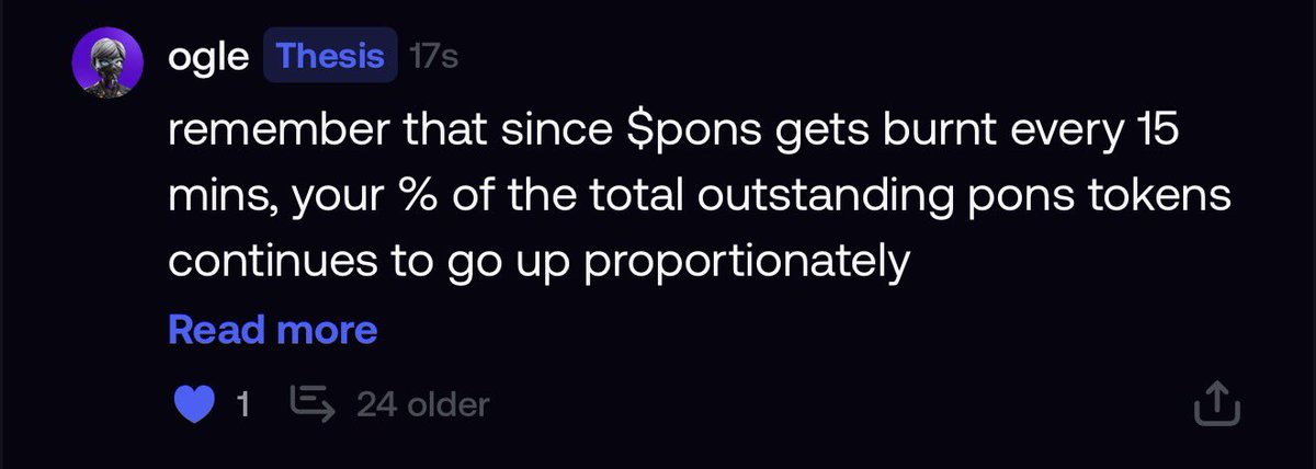 OfficialKoat's tweet photo. A thesis posted by @cryptogle about $PONS and it is ENTIRELY correct. What makes this better is that @ponsdaqfun a $PONS index does the same thing every HOUR at the FRACTION of the price! Not only a portion of pons get dropped to you but other pon-coins.
#PONS #PSDQ #PONSDAQ https://t.co/v3WgDY9OQt