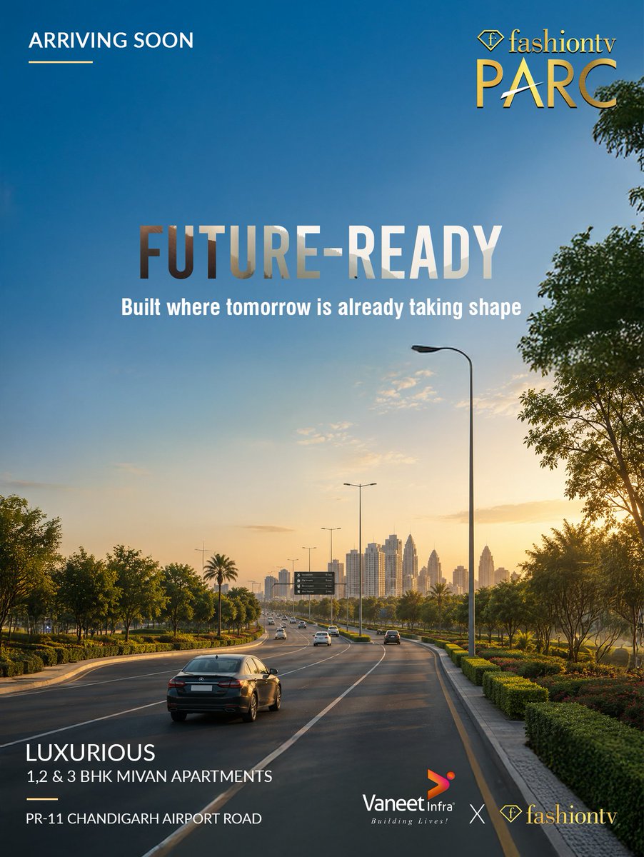 Infra_Vaneet_'s tweet photo. The right address doesn't just keep you connected to the city, it keeps you ahead of it.

With seamless access to the International Airport, healthcare, retail, and major highways, FashionTV PARC is built where tomorrow is already taking shape.

Arriving Soon https://t.co/5mHXAL48Ne