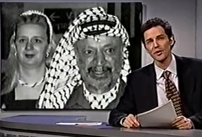 NormSNLJokes's tweet photo. PLO leader Yasser Arafat announced this week that his wife is pregnant.

The happy couple said they really don't care if the child is a boy or girl, just as long as it hates Jews. https://t.co/KdeOYGwgUK
