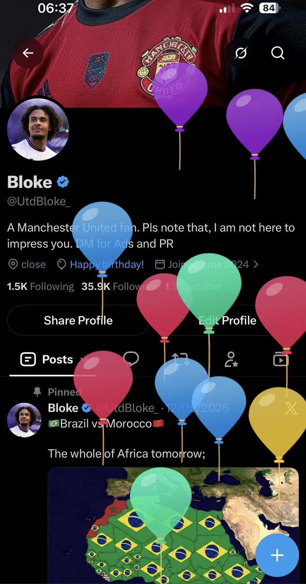 UtdBloke_'s tweet photo. Happy birthday to me. https://t.co/XMIEZaE7Dt