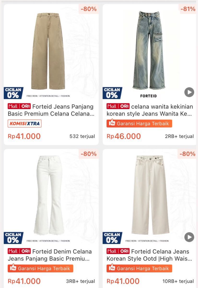 azzazsr's tweet photo. BIG THANKS BUAT SELLER TOKO INI UDAH KASI HARGA BERSAHABAT
in this economy... liat outfit murah + bagus tuh kyk another level senengnyaaa https://t.co/Nt17pu65uF