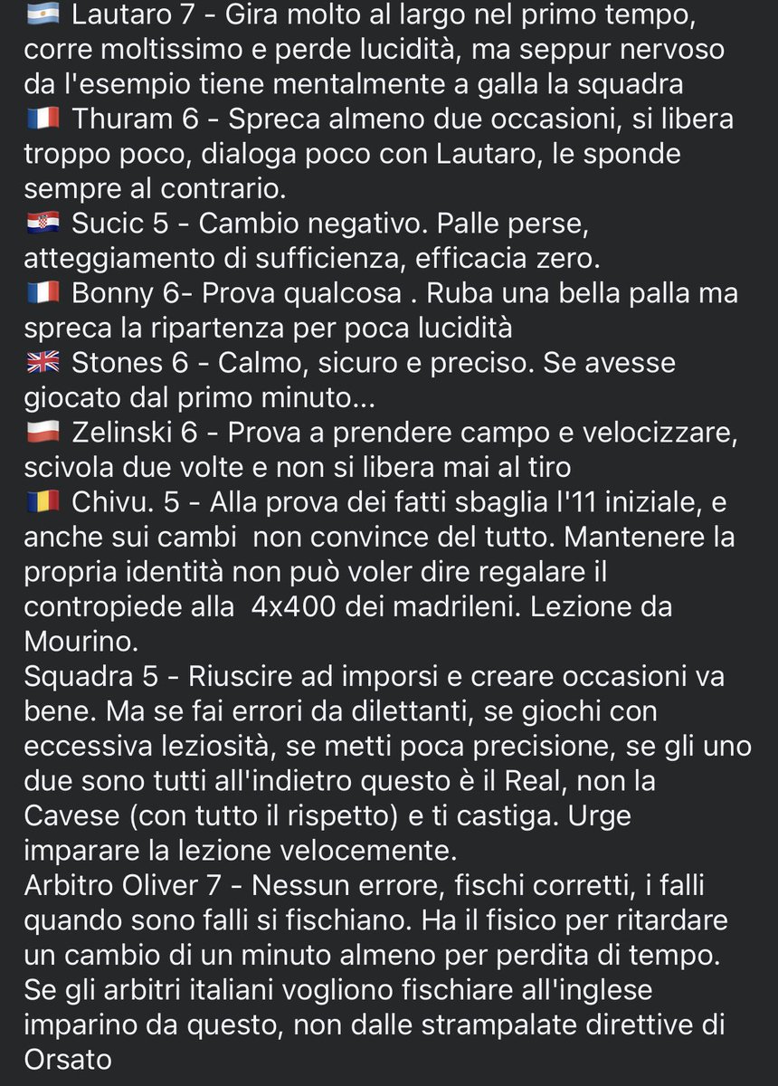 europa_inter's tweet photo. #RealInter review from our Inter Club Brussels / Pagelle dal nostro @Inter Club di Bruxelles con voti e commenti dal nostro socio @derkaiser58 #amala #IMInter #FCIM #ForzaInter #InterClub #UCL #pagelle #fcim1908 #Inter #nerazzurri #ChampionsLeague https://t.co/DEj9sim89i