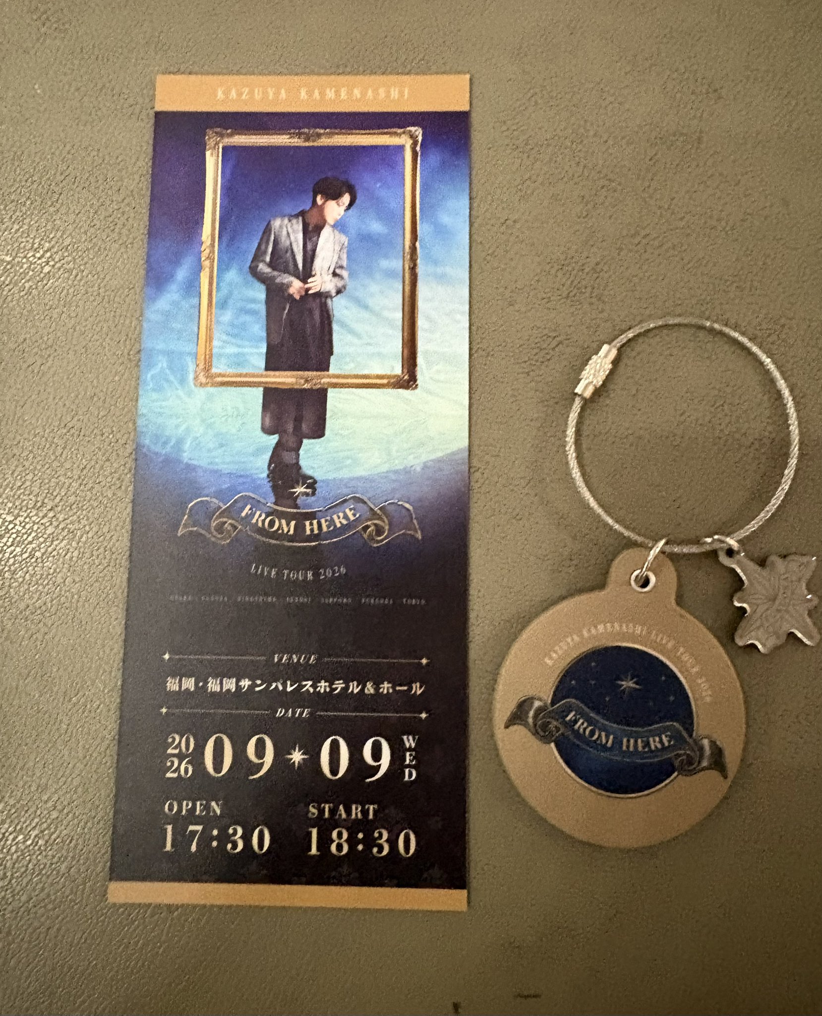 亀梨和也FROM HEREキーホルダー仙台限定 naoe1025 💗 on X: 
