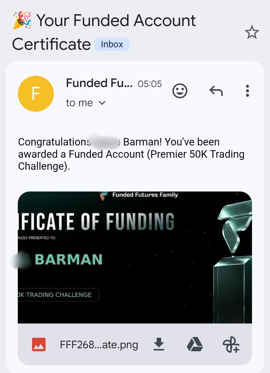 Abhii_FX's tweet photo. Funded Challenge Passed. ✅

Successfully passed "MFFU / FFF" challenge with strict discipline, controlled risk, minimal drawdown, and a consistent

1:2 risk-to-reward strategy.

A meaningful milestone in my trading journey.

Next challenge starts now. 📈
Stay tuned.

#Abhifx https://t.co/6Q2l3QX7wI