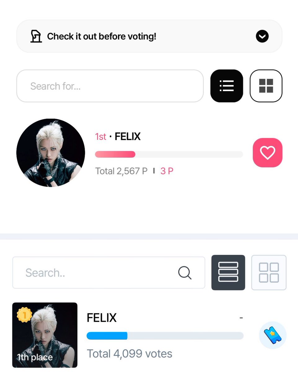 BbokRisma's tweet photo. The 2026 Korea Social Contribution Awards National Recommendation Vote Final Round has started!

Please make sure to vote for #FELIX on both Stardom and Ktopstar apps to maintain our #1 rank! https://t.co/pNWKhexArr