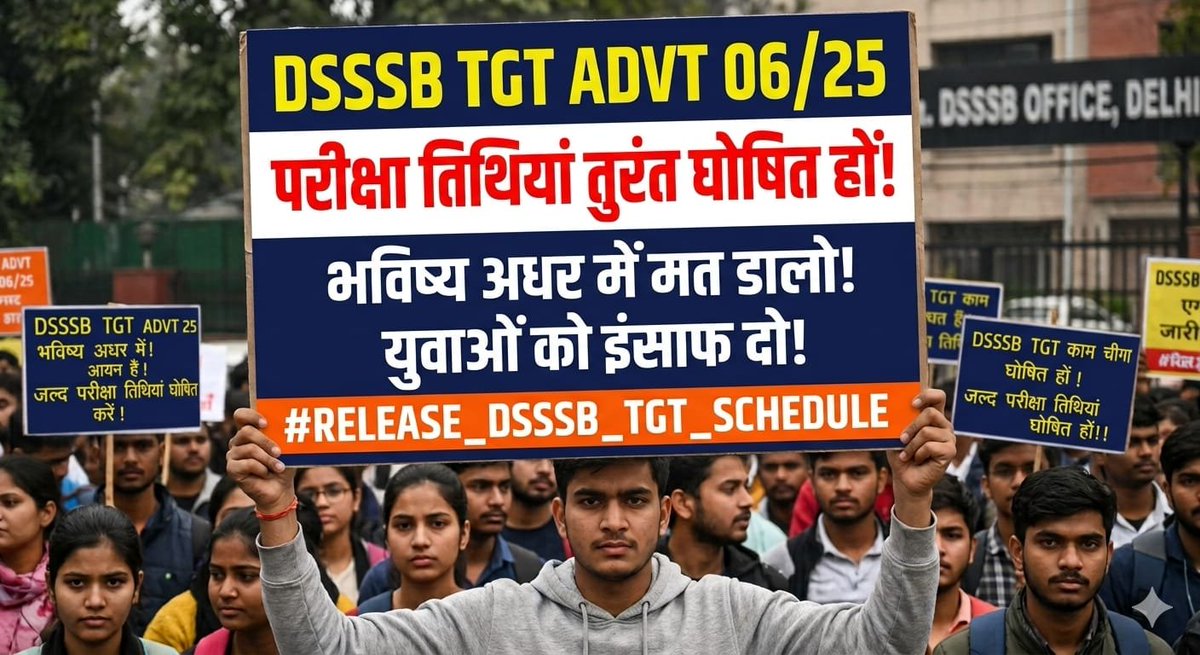SOURAV_YADAV_07's tweet photo. @abhinaymaths Advertisement no 06/25 DSSSB TGT ka exams schedule release Karo! सालभर se upper ho gaya form bhare
SIR please help! https://t.co/dshlifWayA