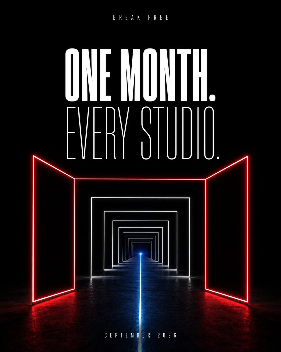 CarleneAndemda's tweet photo. One month. Every studio. This September, almost every studio becomes your home studio. All members can use BurnesStyle nationwide without purchasing an Another One Ticket. Sep 1–30, 2026

Try the studio you’ve been curious about or the one near https://t.co/nP47gGJp0f
