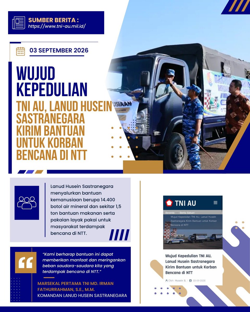 FelisyaRahmi's tweet photo. Kapal induk Giuseppe Garibaldi tak hanya untuk keperluan pertahanan. Tentara Nasional Indonesia siap menggunakannya dalam penanggulangan bencana di kawasan kepulauan Indonesia.
Wujud Nyata Perhatian https://t.co/MtmwYeEw1Y