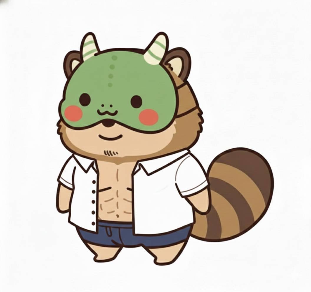 drapon_YT's tweet photo. そうそう
自分のキャラを作成するの
案外大変だったんです

AIに洋服着せてって頼んだら
擬人化した変態になるし
あひる口にしてって頼んだら
ケツの穴みたいになるし
ドラゴンのお面外してみてって頼んだら
頭なくなるし
頭つけてって頼んだら
いや誰？ってなったし...

爆笑しながら作成してました🤣 https://t.co/vdlVTxS9G7