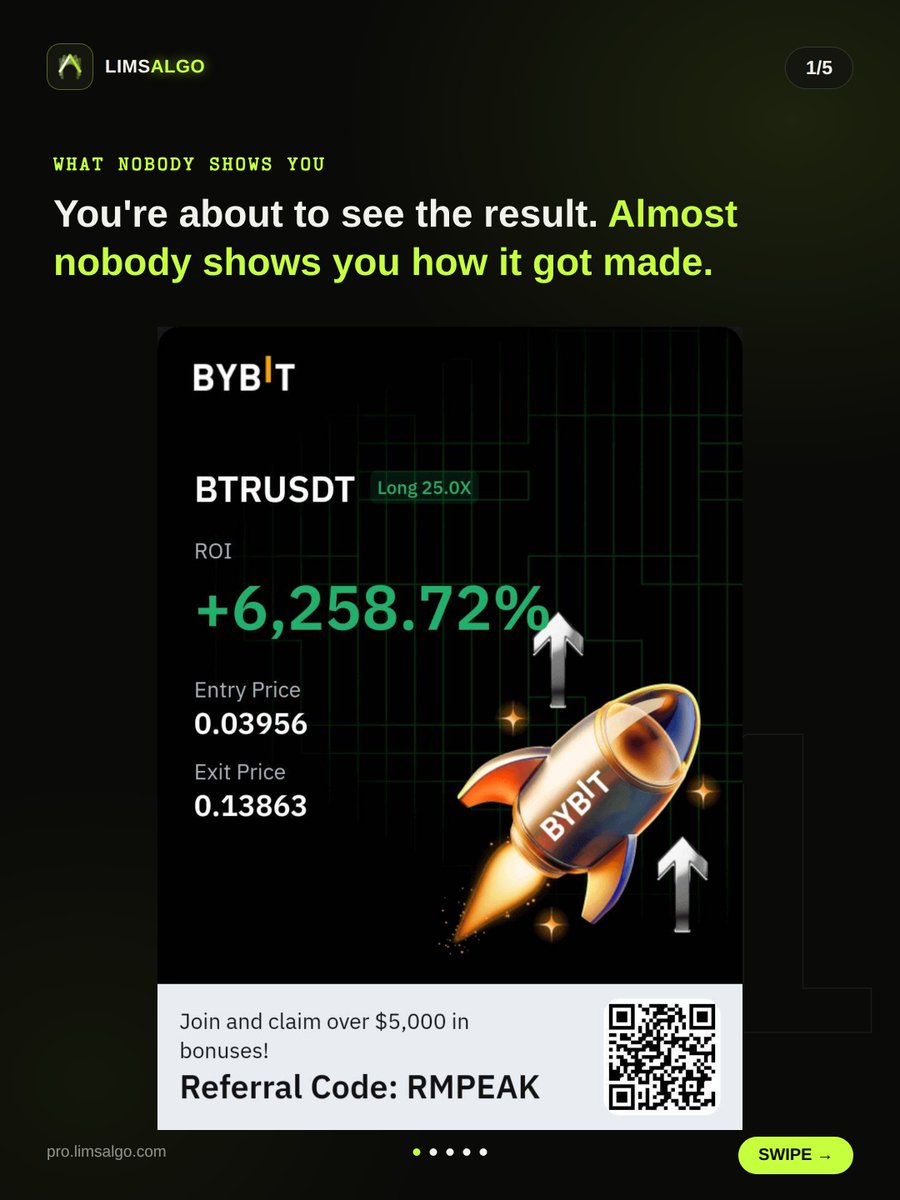 LimsAlgo's tweet photo. Most people only see the breakout and price extensions. https://t.co/JyYKqJqKVx saw the base consolidation being built on 2hr timeframe and eventually the breakout!

$BTR: +300% after 9 H2 retests nobody was watching; P03 buildup & manipulation!

Swipe through the whole call.

Follow for more!

#tradingsignals #cryptotrading #trendfollowing
