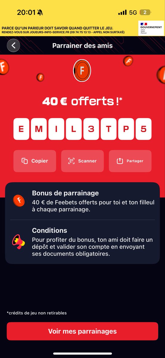 _Ayu__6's tweet photo. 40€ de freebets avec ce code à votre inscription sur Betclic ! 
Offre de bienvenue en plus du parrainage ! 

Conditions
Valider vos documents 
Dépôt mini de 10€ 

#ChampionsLeagues #Mbappe #PSG #LDC #Foot #OM #Liguedeschampions #Dembele https://t.co/QZWVBvvHm9
