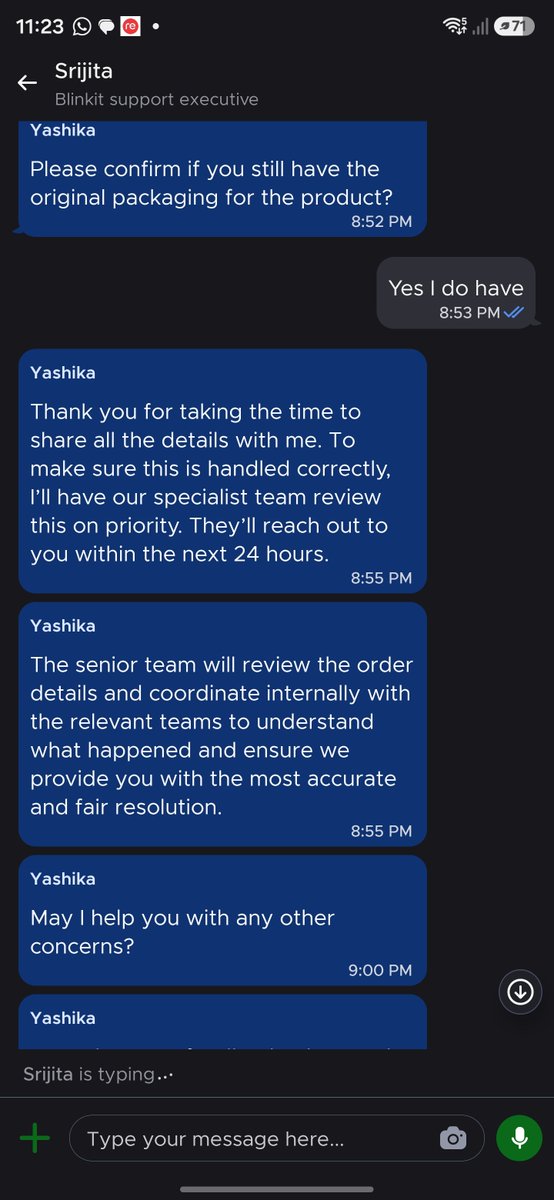 deshmukhR7's tweet photo. @blinkitcares @letsblinkit Ordered a Sony speaker from Blinkit, but it’s defective and produces a cracking sound. I raised a complaint within the return window and was told the senior team would contact me, but no one did. Now I’m being told the return window is closed. https://t.co/HNEFGqyPbM