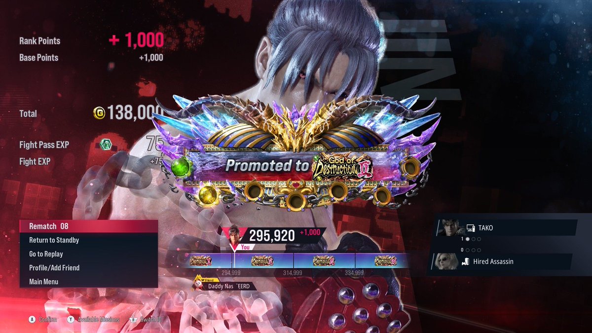 takogamingfgc's tweet photo. Ranked Session with Jin turned out pretty well :))
#TEKKEN8 #JinKazama https://t.co/65FUGF6OQH