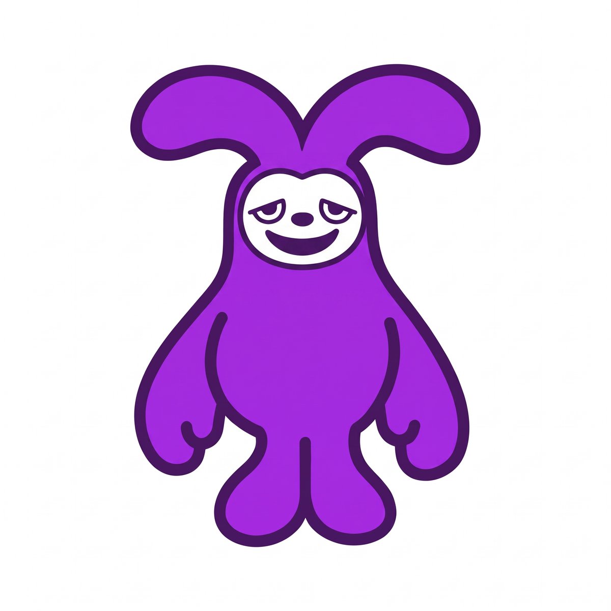 ku_tashi's tweet photo. Suicaの新たなイメージキャラクターB案のキャラが好みなんですが、少し顔が怖かったのでGeminiにナマケモノっぽい感じに変えてもらいました https://t.co/1clH78RAeS