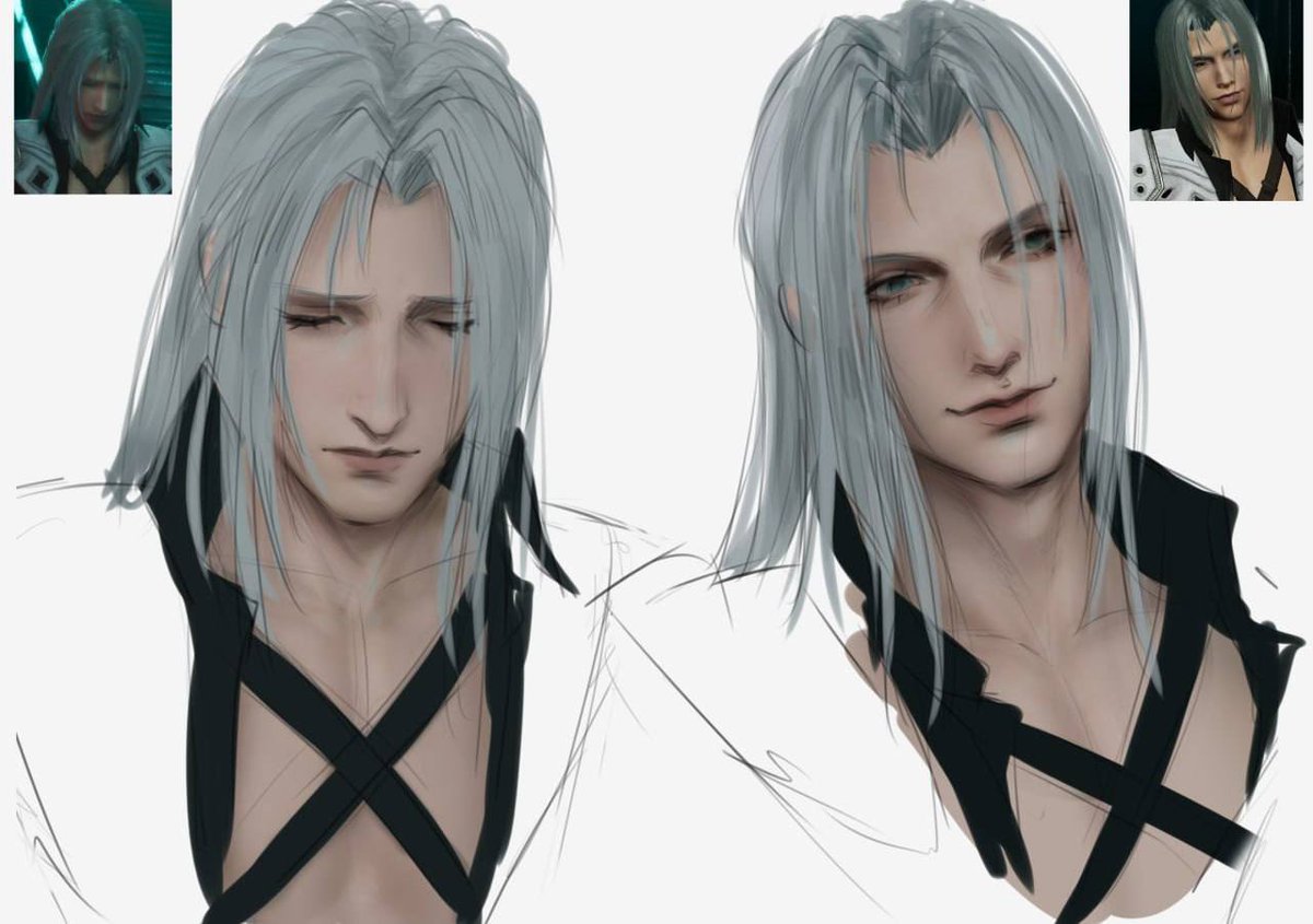 nnanassia's tweet photo. #ff7 #sephiroth #genesis https://t.co/PrA6RTDHYg