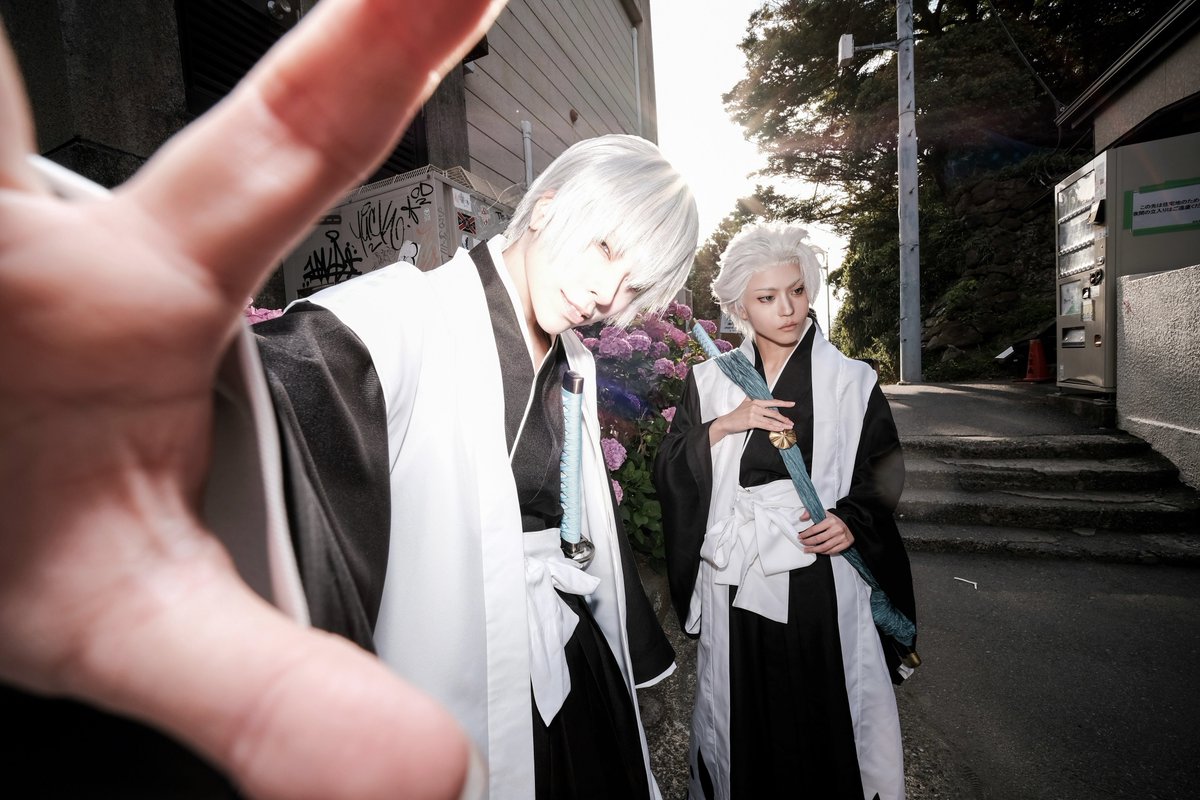 Kimera_03p's tweet photo. Cosplay / BLEACH 🧊🐍
Photo : shun #海辺写真館

市丸ギン
日番谷冬獅郎 https://t.co/hPtczn0qSD