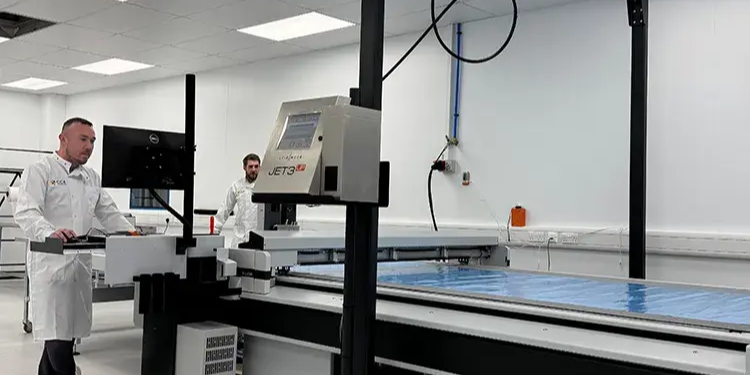 ZundCutter's tweet photo. As demand for advanced composite cutting &amp; kitting services continues to rise, @CristexLtd has expanded its manufacturing capabilities with another Zünd G3 L-2500 digital cutting system.  https://t.co/AI6tTvfBy9 #zundcutter #customersuccess #digitalcutting #aerospace #composites https://t.co/940DR53qgi