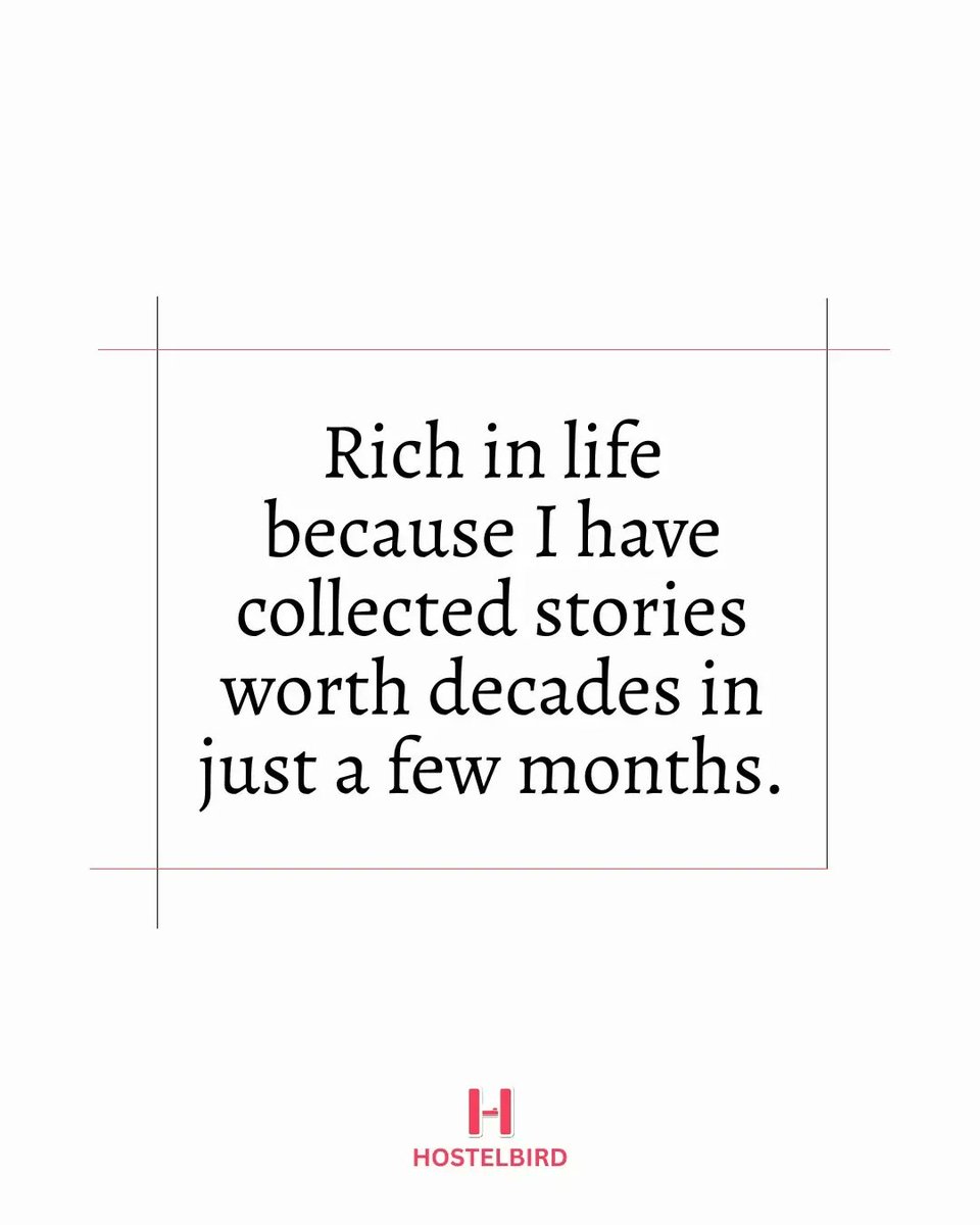 MariaHolmsx9et's tweet photo. You’re not the same after your first backpacking trip, hostel stay, or solo adventure. You return with less fear, more stories, and a life beyond numbers. That’s real wealth. Book that trip. Go! https://t.co/3YAK9N35so