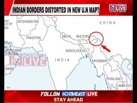 SorangAnia's tweet photo. UN map sparks attention after showing Arunachal Pradesh as a separate region and omitting its border with Nagaland.#ArunachalPradesh #Nagaland #India #UN #NortheastIndia https://t.co/L25dxWSSjj