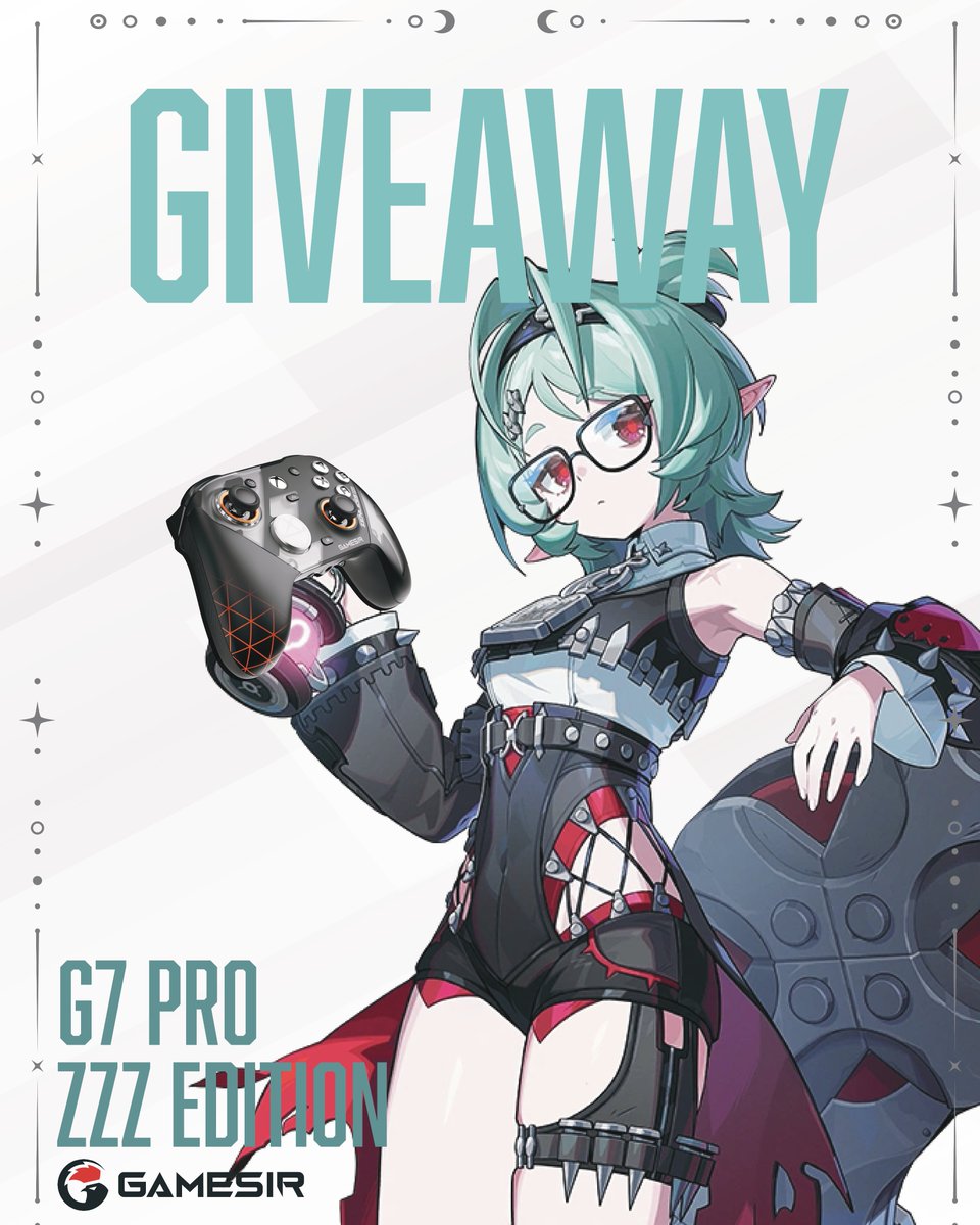 mygamesir's tweet photo. 🎁GameSir G7 Pro ZZZ Edition Giveaway🎁  

Attention Proxies! To celebrate entering this exciting new chapter of our journey, we’re giving away the GameSir G7 Pro ZZZ Edition controllers!🎮🌟  

Prizes (3 Winners):       
3× G7 Pro ZZZ Edition      

How to enter:              

❤️Like this post.               

📀Follow @mygamesir 

📡Repost         

Ends September 14th