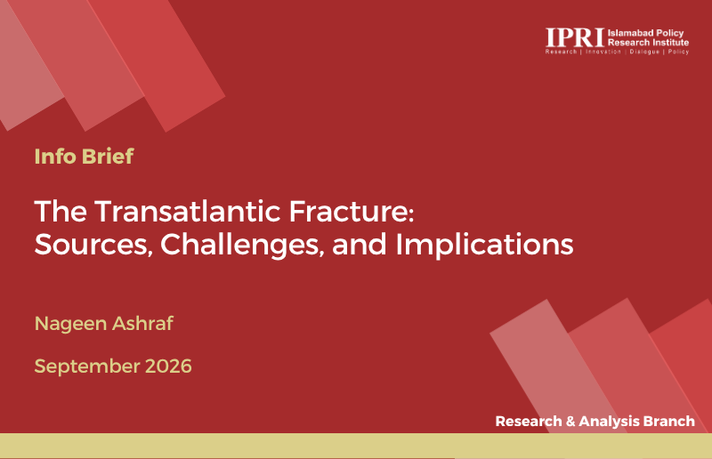 IPRI_Pak's tweet photo. IPRI Policy Briefs|
The Transatlantic Fracture: Sources, Challenges, and Implications

by Asst. Researcher, @nageeenashraf 

https://t.co/Lg7584mWNa https://t.co/YwsR6ub3KO