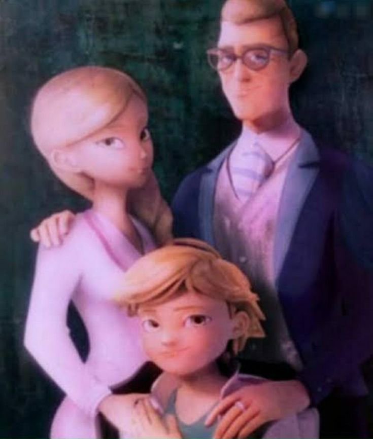 yourstomachfly's tweet photo. Quick reminder: Gabriel is NOT Adrien’s biological father. They aren’t related at all and never have been.

Their son was created with the Peacock Miraculous by Emilie Agreste herself. She literally created the pregnancy, carried the child herself, and gave birth to him herself. Gabriel has no blood, genetic, or any other biological connection to Adrien, which is exactly why he never truly cared about his son.

You can say, “But he loved him in the earlier seasons, he protected him sometimes before completely losing it in S5.” No, he didn’t. He loved his wife, and that’s exactly why he carefully kept the last thing he had left of her in his mansion – Adrien. He “loved” Adrien through his love for Emilie, nothing more.

By S5, he became completely obsessed with defeating Ladybug. That season is exactly when he showed his true face toward Adrien, coldly sending him off to London not to protect him, but because he was convinced Emilie was about to come back and Adrien personally wasn’t needed anymore, just an old reminder of her.

In the S5 finale, he realized what he had done, which is exactly why he told Marinette not to tell Adrien anything about Hawk Moth or any of his other dark secrets.

“Getting sentimental over a sentimonster?” – S3E24. Gabriel’s own words, and a pretty clear demonstration of how he viewed Adrien.