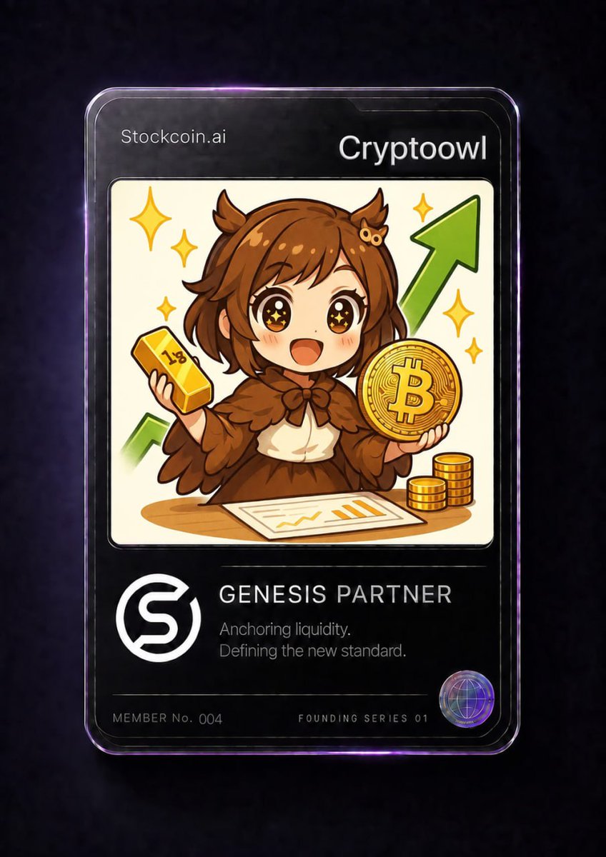 crypto_owl77's tweet photo. 크립토 부엉이 x Stockcoin Genesis Card 에어드랍 이벤트!

Amber Group이 인큐베이팅한 https://t.co/8U76JPiQ5v가 Genesis Card를 공개했습니다. 

카드 홀더에게는 90일 이후 XRP, 삼성전자 토큰화 주식 등 에어드랍과 플랫폼 혜택이 순차적으로 제공된다고 합니다.

댓글 확인해주세욤 https://t.co/lIKeVtATpG