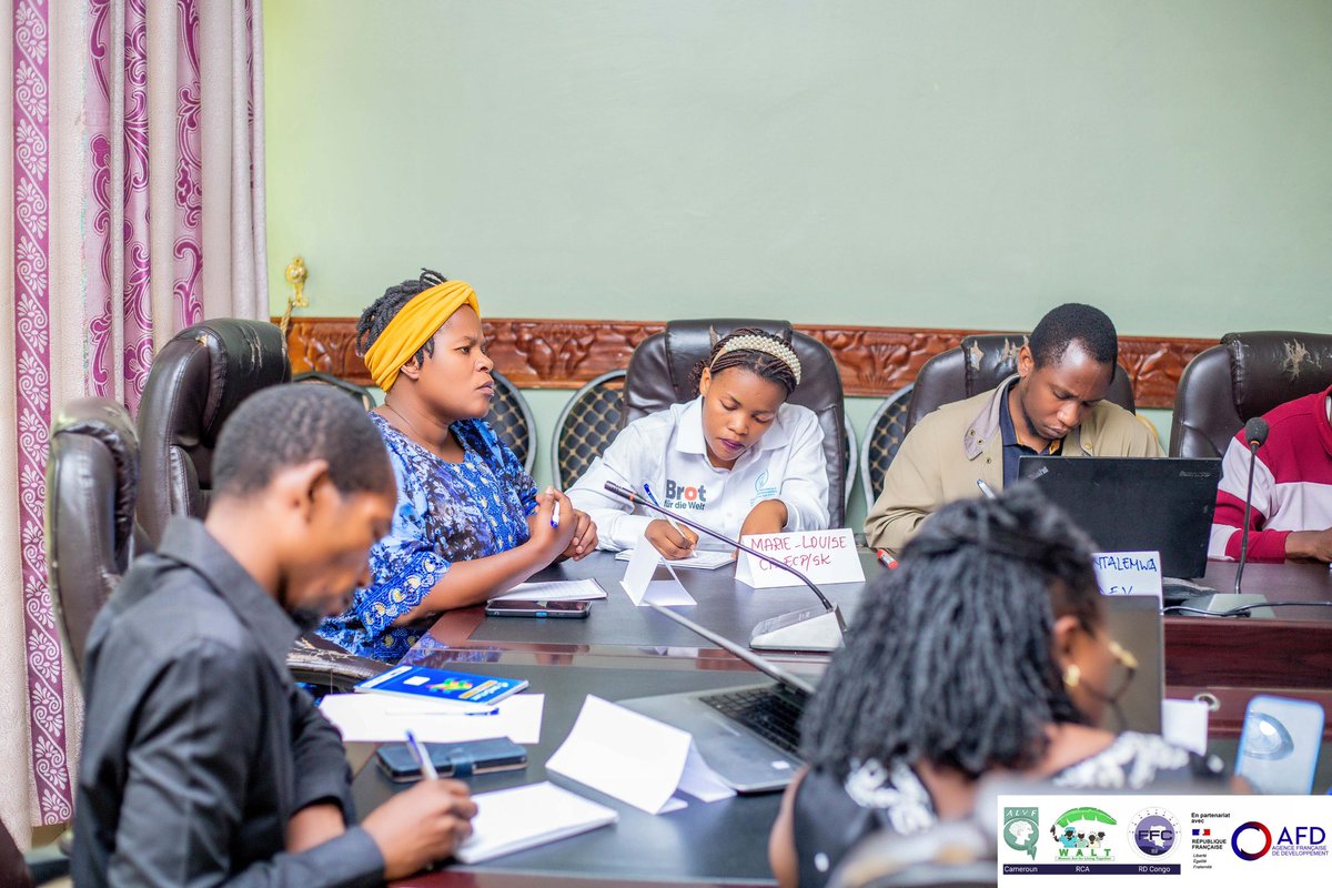 ffcrdc's tweet photo. Retour en images sur la première journée de la formation de renforcement des capacités à Bukavu, autour de la Gestion de projet, de l’Agenda Femmes, Paix et Sécurité (R1325), de la masculinité positive et de la prévention des conflits.
Après Goma, la formation se poursuit à Bukavu dans le cadre du projet « Femmes, Paix et Sécurité en Afrique centrale », financé par @AFD_France .

#FemmesPaixSécurité #R1325 #GestionDeProjet #AFD #Bukavu