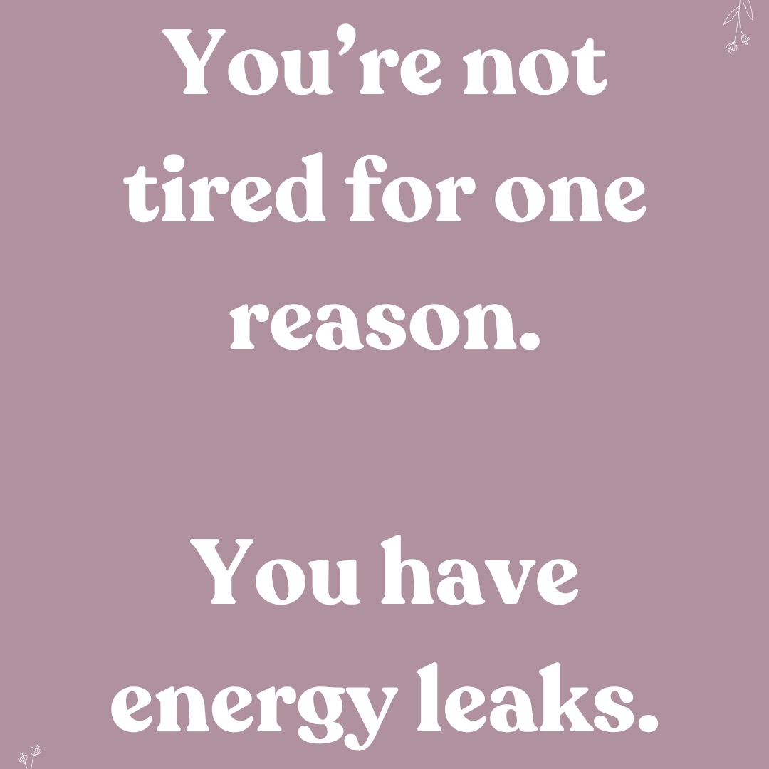 RaleighHaezk's tweet photo. You’re not tired for one reason—you have energy leaks. Stop guessing and spinning. I’ll help you find the biggest problem and fix it first. DM me AUDIT https://t.co/hkn0cLzRUT