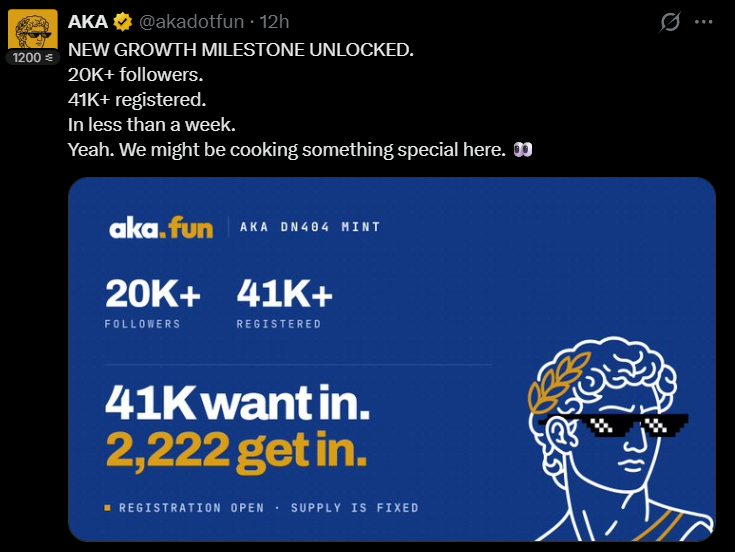 MetaFroggy_'s tweet photo. 🐸 5 GTD + 10 WL for @akadotfun, secured for the @WGMIPOND community.

One of the first launchpads on Arc, Circle's stablecoin L1. Mainnet Sept 16.

2,222 community mint out of 4,444.

Find how to get those here: https://t.co/GY0W91ywml

You do not want to miss it mfer 🤠 https://t.co/dCxv3K6JwZ