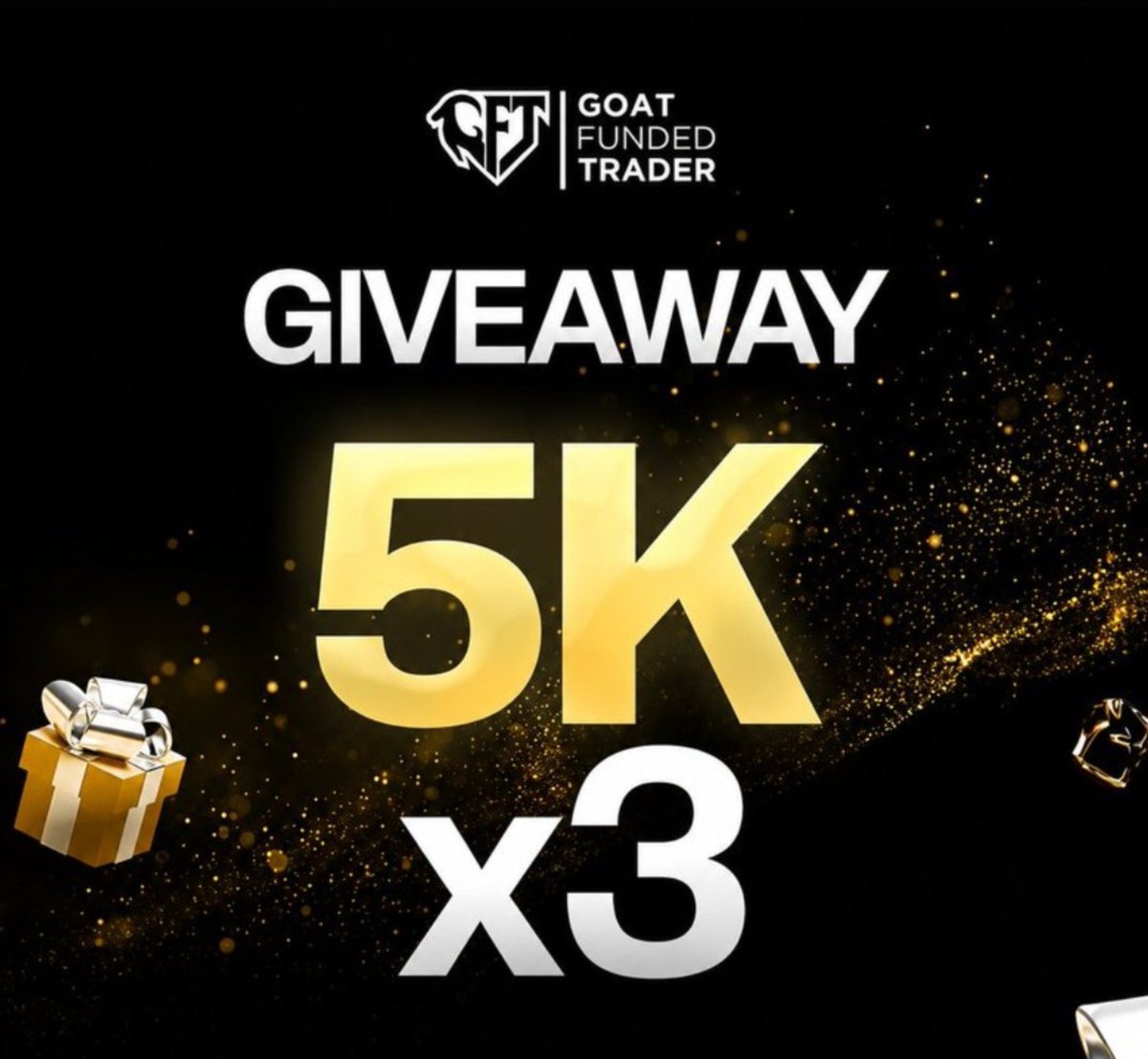 FxChoudhary's tweet photo. 🔥 5K GOAT FUNDED TRADER GIVEAWAY! 🐐💰

🎁 3 Winners — 5K Account Each!

To be eligible:

✅ Follow this account @props_radar
🔁 Retweet this post
❤️ Like this post
👥 Tag 2 trading friends

🏆 3 Lucky Winners!

Telegram Giveaway join
https://t.co/jxhjYHt74m https://t.co/kwUOdrwelf