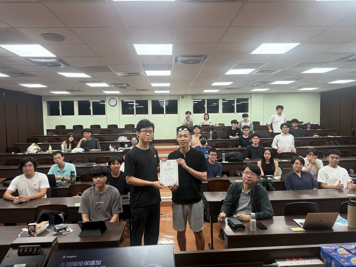 Tangem's tweet photo. Our first lecture in Taiwan, at National Taiwan University @ntu_fc 🇹🇼

30 students, one wallet: store it, swap it, buy it. That's the whole lesson.

Want Tangem Campus at your school? Applications are open: https://t.co/XzVCY357xZ https://t.co/GvcmzE609R