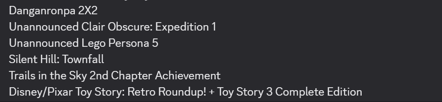 LbKKssTBhz5's tweet photo. 【New Information】

Here's the full list of the games that have had their achievements leaked through steam VIA Exophase.  

We can see a multitude of Persona games.  

Devastating for Atlus. https://t.co/xCfjxbiMnW