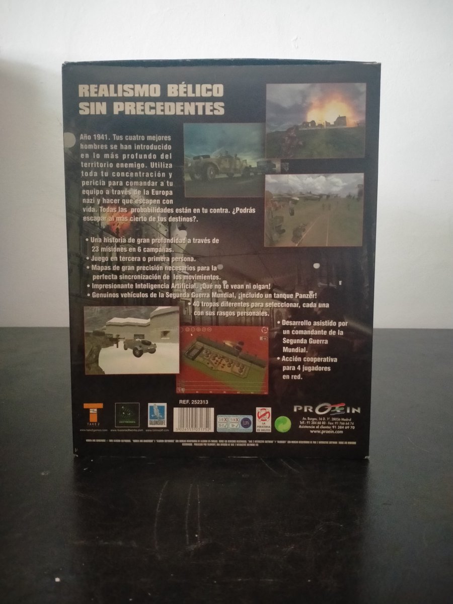 pcgamearchive's tweet photo. La Big Box española de Hidden &amp; Dangerous presumía de “realismo bélico sin precedentes” y juego cooperativo para 4 en red. En 1999, táctica, sigilo y paciencia cabían en un solo CD-ROM.

#pcgamearchive #HiddenAndDangerous #bigbox https://t.co/bA2ciNYT6E
