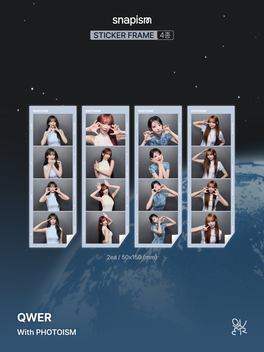 photoism_kr's tweet photo. PHOTOISM with QWER

QWER 2nd TOUR <ROCKATION : ROCKET LAUNCH!!>에
포토이즘과 스내피즘이 함께합니다

📅 09.12 (토) - 09.13 (일)
📍 고려대학교 화정체육관

ONLY IN PHOTOISM https://t.co/IU7QuTu2fH