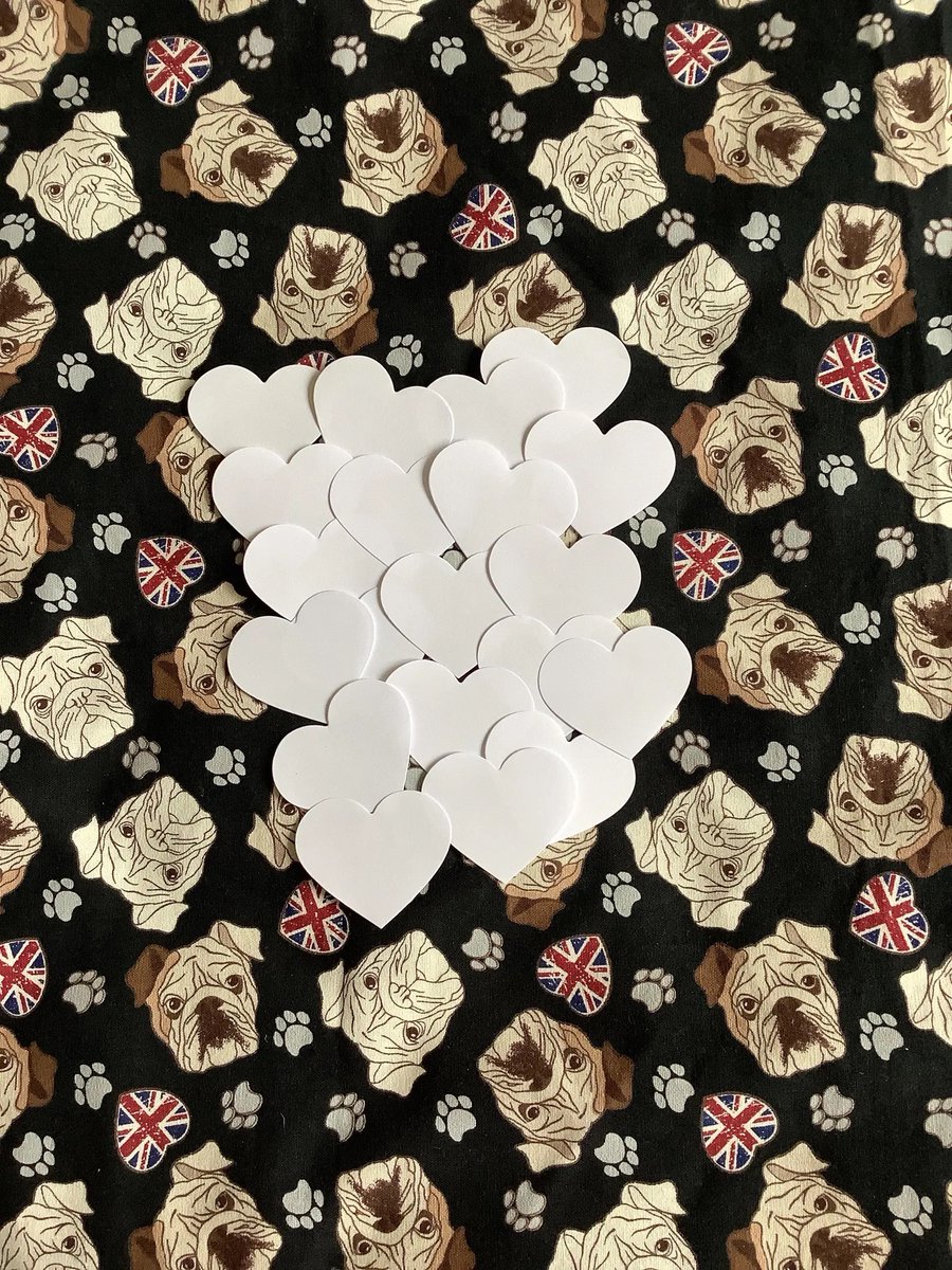 WatsonsVintage's tweet photo. JUST £2 PER PACK (+P&P)!!! 20 Piece Pack of Plain BLANK White Paper Heart Shapes PERFECT for Writing Your Own Positive Affirmations on - Card Making - Junk Journalling https://t.co/Ows3oaTUsh via @Etsy #PaperHearts #WhiteHearts #HeartShapes #PaperArt #PaperCraft #HeartPacks https://t.co/TWwSWHHVxe