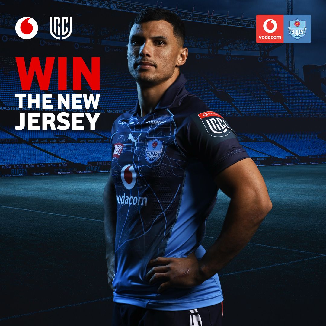 BlueBullsRugby's tweet photo. Your chance to wear the NEW Vodacom Bulls jersey is here! ๐ฅ
Thanks to @Vodacom, you could WIN the latest Vodacom Bulls jersey.
Comment #VodacomLovesBulls โค๏ธ
Enter here: https://t.co/dsTe3FS5dx
Entries close on 30 September at 23:59. Ts&Cs apply.
#DestinationLoftus https://t.co/vikmmbaEOy