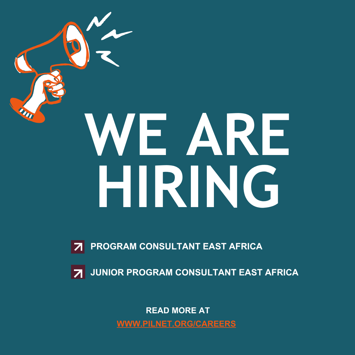 PILnet's tweet photo. We are excited to announce that we have two open vacancies for East Africa!

Visit our website to learn more about what these roles entail and how to apply: https://t.co/LLIEHylVGi

📅 Both applications are due on September 17, 2026. https://t.co/tGzN85aywy