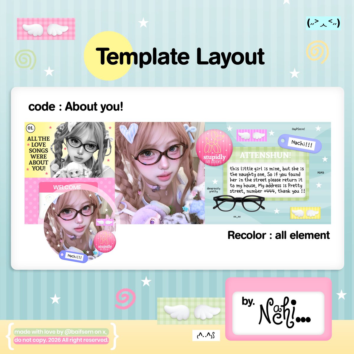 baifsern's tweet photo. { 🍊 .. any interactions are appreciated, thank you .. } 

9.9 sale is here 5 template layout ini bisa dibawa pulang dengan 200k ( 2 Template ) dan 140k/ea yuk jajan !! Hanya sampai besop!

+ Recolor : ✅
+ DP/Fullpay : ✅
+ Ava (PNG + JPG) ✅

Yuk jajan yuk 💬🍀🍊 #bealanja https://t.co/STzuSWGBls