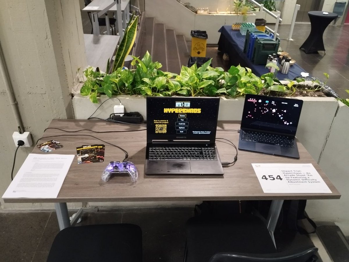 manuelbacallado's tweet photo. Last week, @ithyperchaos was part of two great events! 🚀💥

🎮 @ieee_cog  2026 - Demo 
📄 V CEV ’26 - Regular Paper / Talk

A great few days of games, research, networking and new ideas to keep exploring DDA systems.

See you at future events!

#IEEECoG #CEV26 https://t.co/TEpPZY90H9