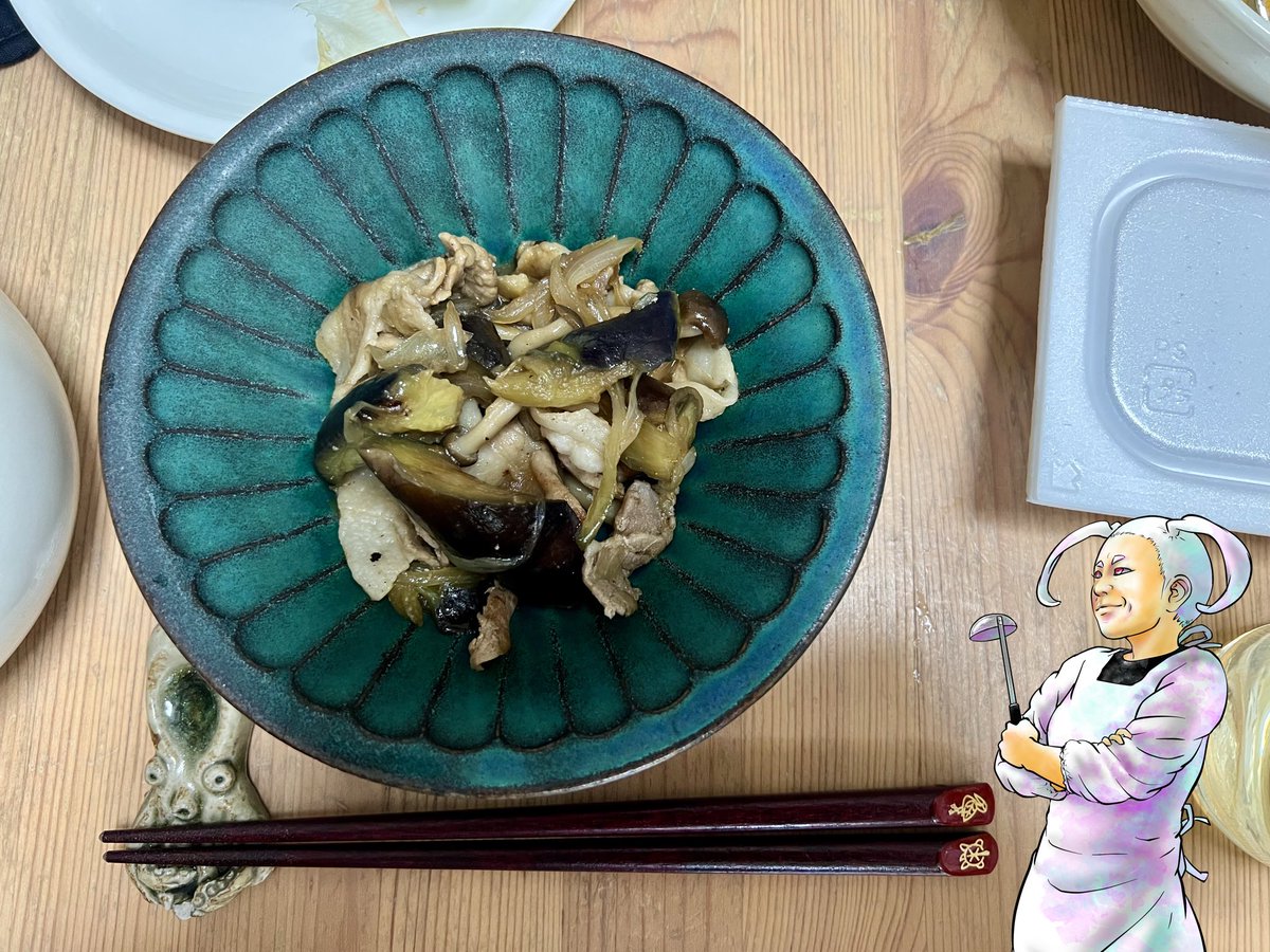 qariwo's tweet photo. メンちゃん、茄子と豚肉炒めたやつだよ

料理名がない料理も適当に作るんだよ

#Twitter家庭料理部
#日本自炊協会 
#お腹ぺコリン部 
#おうちごはん 
#料理好きな人と繋がりたい
#料理記録 https://t.co/FvaVaxKtzx