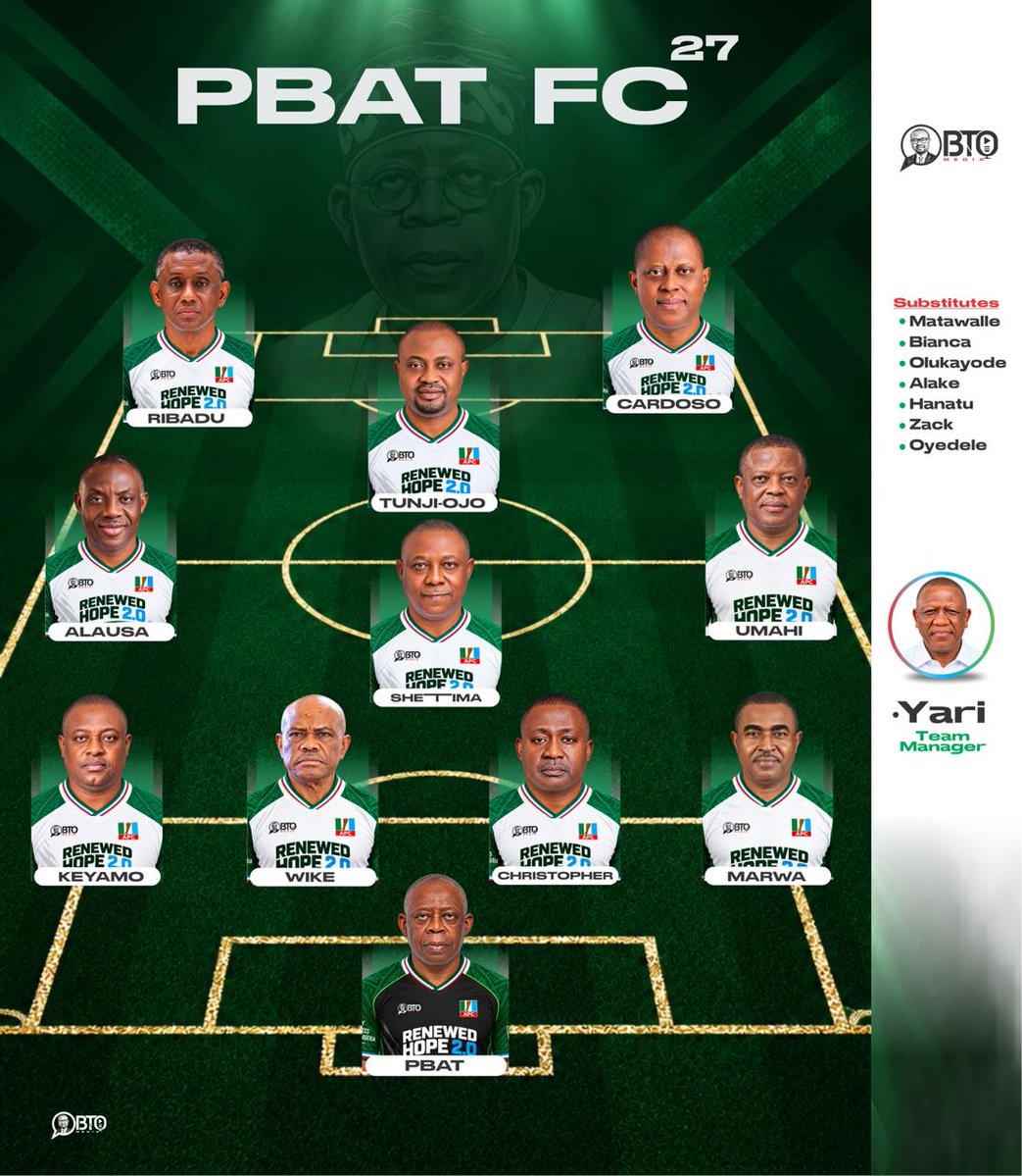 CYM2023's tweet photo. 442 or 433
The players are ready
The coach has reviewed his tactics
The formation is fluid enough to handle whatever the opposition brings to the match and retain the Trophy.
#PBATagain https://t.co/ryeogWqMHC