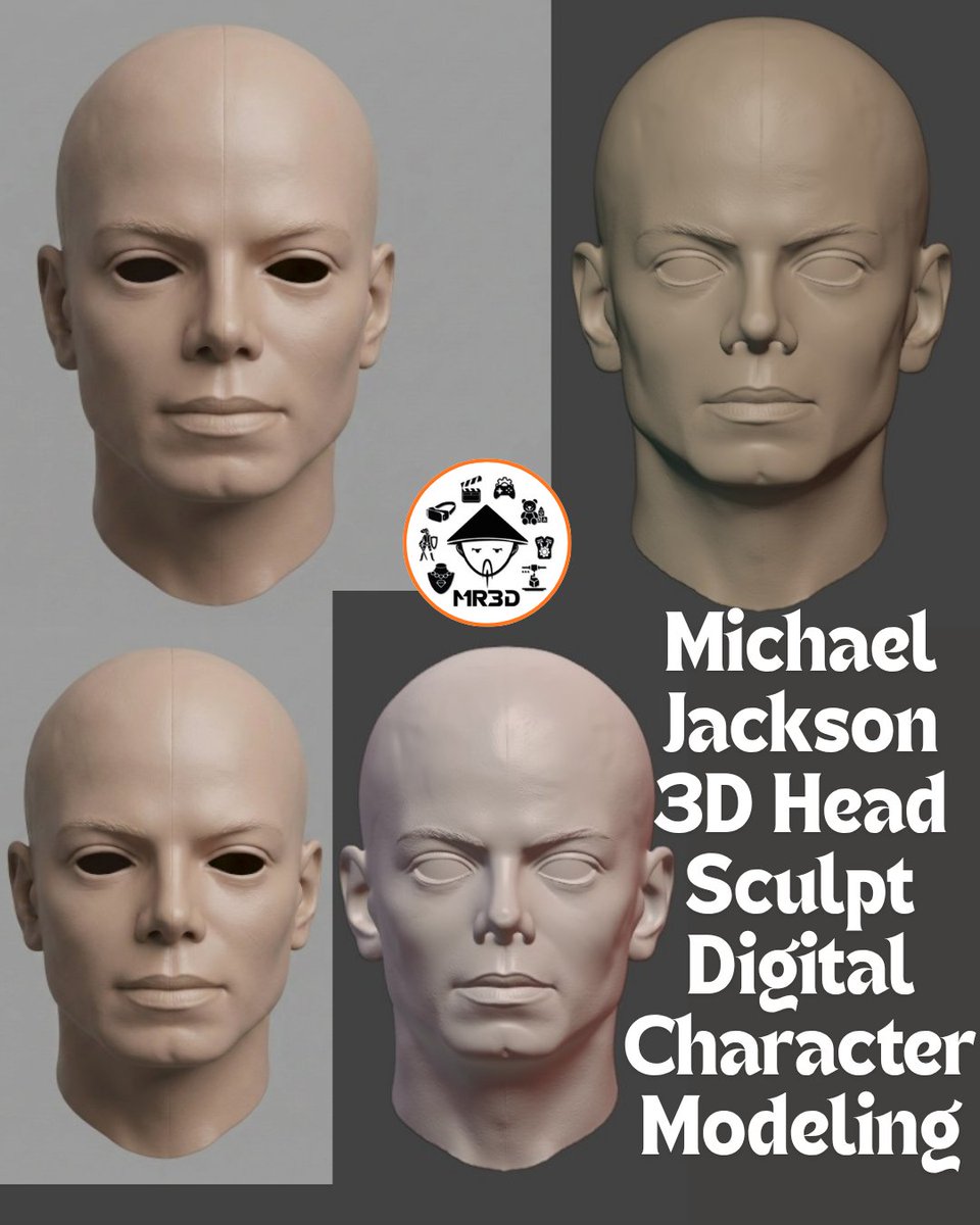mr3d_store's tweet photo. Michael Jackson 3D Head Sculpt | Digital Character Modeling ❤️🔥

#MichaelJackson #3DModel #3DSculpt #3DArtist #DigitalArt #Blender3D #3DPrinting #RealisticSculpt #MichaelJacksonArt

https://t.co/DNrUS9IcSn

All 3D printable files are available.
📞 Contact us: +92 3233292381 https://t.co/TuiEKPSVjg