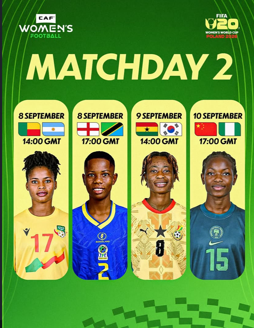 Her_TribeFc's tweet photo. 🇳🇬🦅 MATCHDAY TOMORROW!

The Falconets are back in action as Nigeria face China at the U-20 Women’s World Cup.

The journey continues, and Her Tribe is right here — cheering, believing and standing with the Falconets all the way.

#hertribefc #U20WWC #Falconets https://t.co/0IJ7uu8iEO