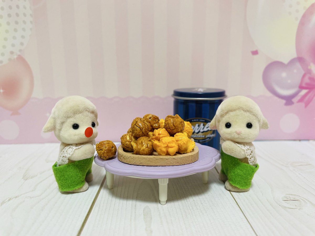 sasako_world's tweet photo. 🐑「今日はおいちいポップコーンが食べたい日🍿💕」

＃シル活
＃ポップコーンの日
＃ギャレットポップコーン https://t.co/6k84ZmfSpr